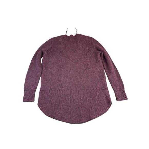 & Other Stories Plum Burgundy Wool Alpaca Blend Crewneck Sweater Medium - Picture 5 of 11